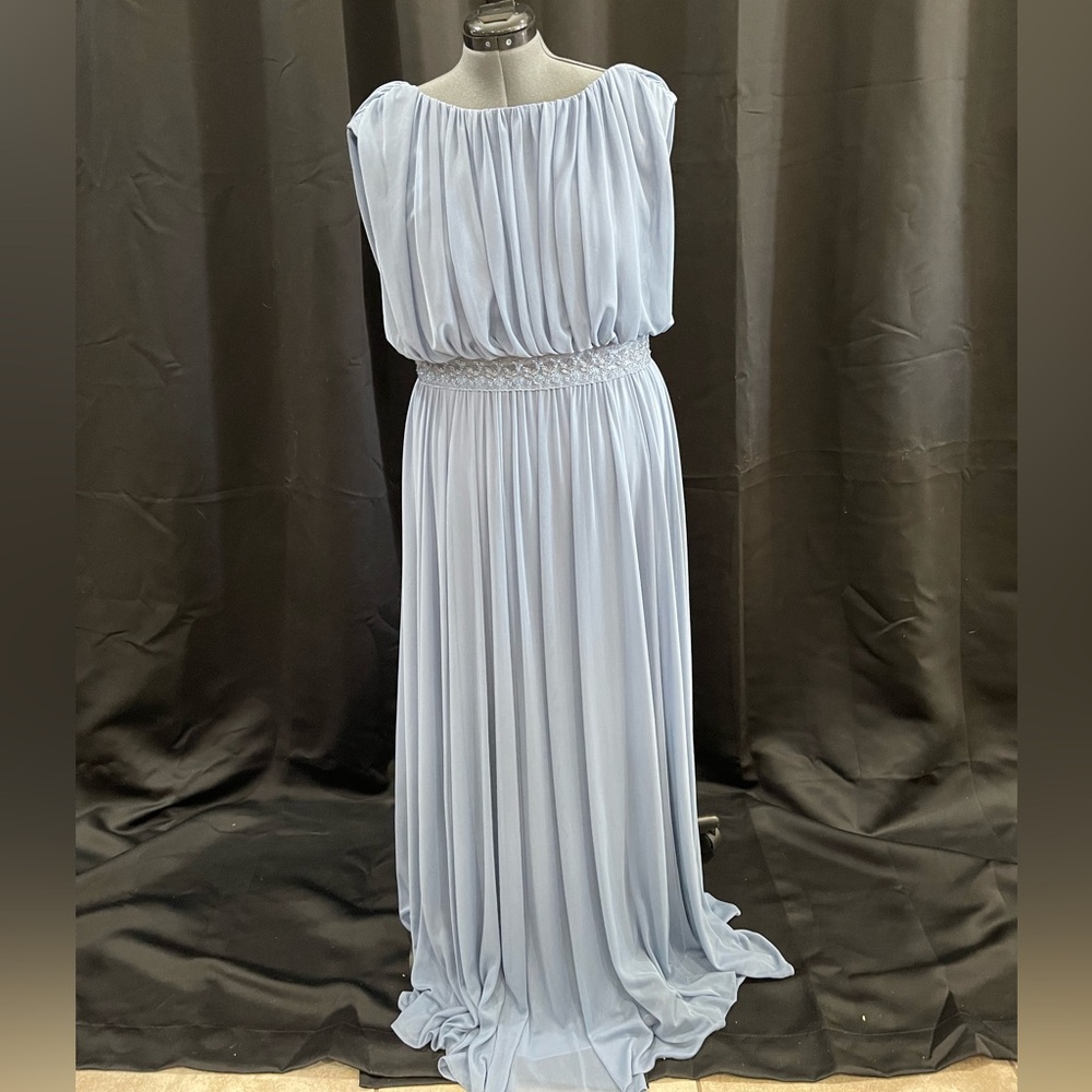 Alex Evening Sky Blue Dress, Size 16